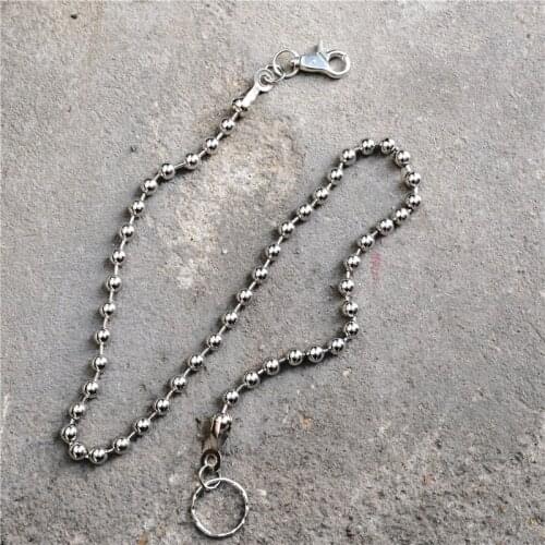 Mens Motorcyle Keychain Biker Wallet Chains High Quality Men Hip-Hop Street Punk Alloy Plating Rivet Jean Pant Chains BL34