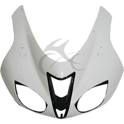 Motorcycle Unpainted White Upper Front Fairing Cowl Nose For Kawasaki ZX6R ZX-6R 2007-2008