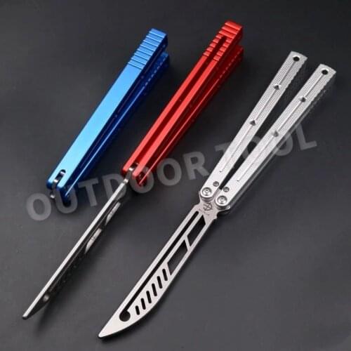 New Arrived Baliplus Butterfly Knife Kraken Channel Free-swinging Knife Trainer Knife Tactical Edc Knife Jilt Knife Flipper