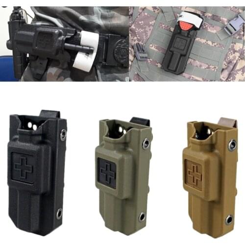 Outdoor Tools Hunting Application Tourniquet Case Molle EMT Tactical Tourniquet Carrier Pouch Storage Bag Box Holder Case
