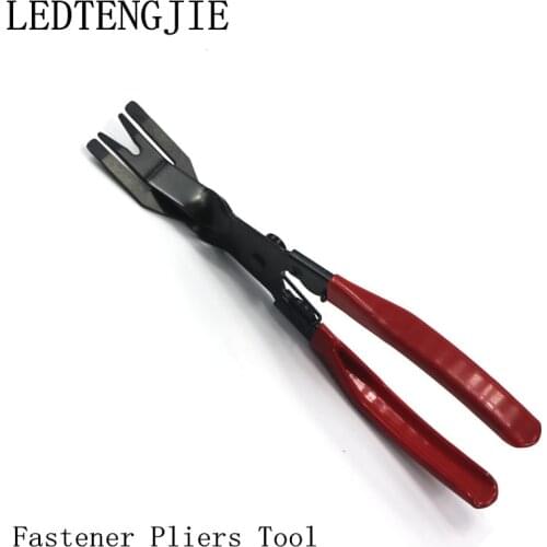 LEDTENGJIE 1pcs Steel and Nylon Auto Fastener Pliers Tool Promotion Car Door Panel Remover Upholstery Removal Clip Trim