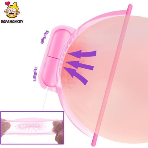 DOPAMONKEY A pair 8 Modes Breast Nipple Vibration Remote control Suction cup Chest Stimulate Sex Toys For Women Sucking nipple