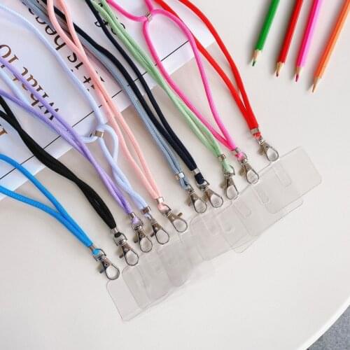 Luxury adjustable key hook lanyard keychain belt lasso lanyard sling rope mobile for mobile phone case neckband lanyard