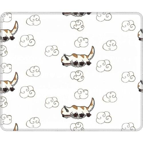 Happy Appa Novelty Mouse Pad Avatar The Last Airbender Antislip Mouse Mats Natural Rubber Gamer Computer Laptop Pad