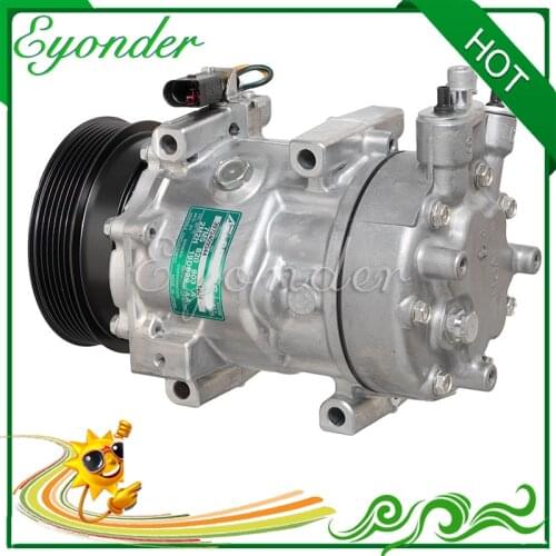 SD7V16 A/C Air Conditioning Compressor Cooling Pump 7V16 for Fiat ULYSSE 179AX 2.0 9655421680 9659232180 9686061880 9645440480
