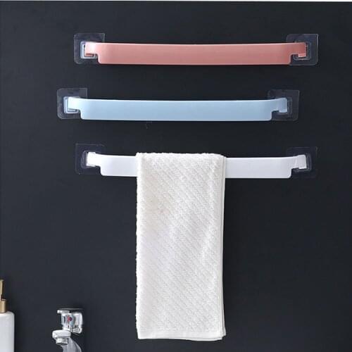 Bathroom towel bar free punch rack bathroom towel rack kitchen towel rack bathroom storage rack
