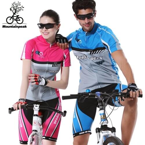 Mountainpeak Cycling Shorts In The Summer of Cycling Jerseys Short Sleeve Suit Men and Women Bicycle Clothing Cycling Set