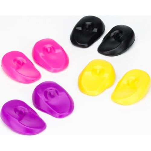 1 Pair Silicone Ear Cover Practical Travel Hair Color Showers Water Shampoo Ear Protector Cover for Ear Care