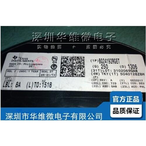100% New&original BQ24192RGER In Stock