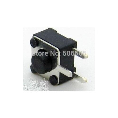 4.5X4.5X4mm 3pin DIP lateral Tactile Tact Mini Push Button Switch Micro Switch Momentary 100pcs/lot