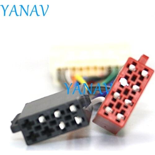 12-010 Wire Harness Adaptor ISO RADIO ADAPTER CABLE FOR-HONDA All Models 1995-1998Car Stereo Radio ISO Standard Connector Adapte