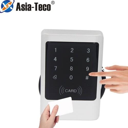 125KHz Waterproof Access Control Touch Metal Smart Keyless Lock Card Reader