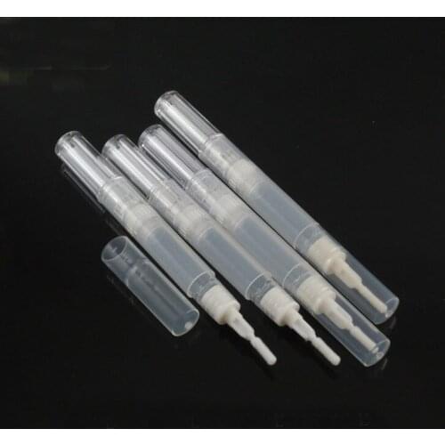 3ml clear plastic cosmetic pen for lip gloss balm mascara /eyelash growing liquid/spot/whelk removal art nail toothwhitening