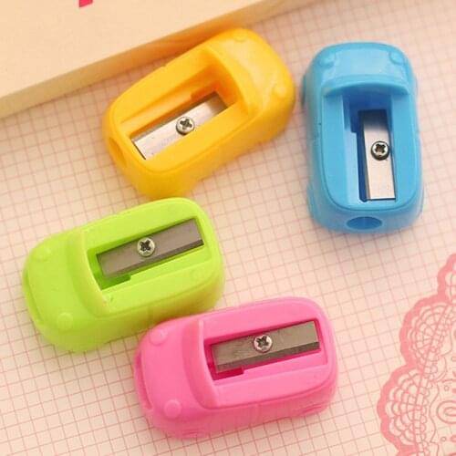 3pcs Gift Stationery w16 Office Car For w17 w15 Kids Creative Cute w19n Student Supply 6303 Pencil Sharpener