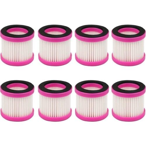 AD-8Pcs Replacement Air Hepa Filter Cartridge for Puppyoo D-602 D-602A D-607 D-609 Vacuum Cleaner