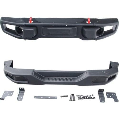 J087 J087-2 10th Anniversary Front bumper Rear Bumper For 2007-2017 Jeep Jk Wrangler Free shipping in Russia LANTSUN