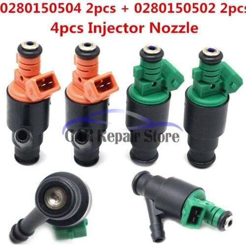 Free shipping New 4 PCS Fuel Injector Nozzle For 1995-2002 Kia Sportage 2.0L OEM 0280150504 0280150502 Car Part