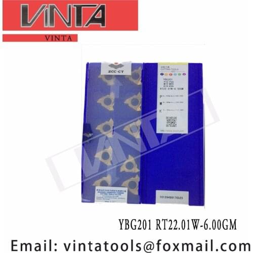 Free shipping high quality 10pcs/lots YBG201 RT22.01W-6.00GM cnc carbide turning inserts