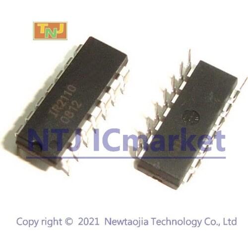10 PCS IR2110 DIP-14 IR2110BPF 2110 HIGH AND LOW SIDE DRIVER IC CHIP