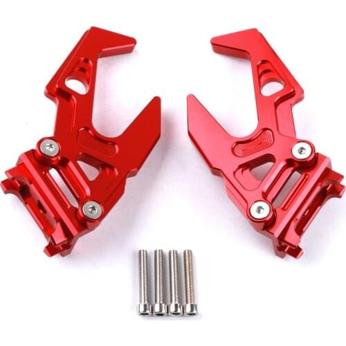 For Kawasaki Ninja 300 2013 2014 2015 2016 CNC Aluminum Alloy Motorcycle Accessories Rear Fork Chain Adjuster Blocks Tensioner