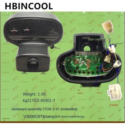 For Forklift truck accessories instrument panel assembly (HC hydraulic 4 gauge) 217G2-40301V300 C6T6 original accessories