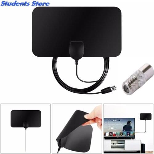 Hot sale 4K 25DB High Gain HD TV DTV Box Digital TV Antenna 50 Miles Booster Indoor Aerial