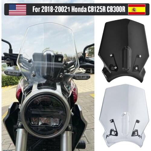 Motorcycle Windshield Windscreen Protector For Honda CB125R CB250R CB300R NEO Sports Cafe CB 125R 250R 300R 2018 2019 2020 Smoke
