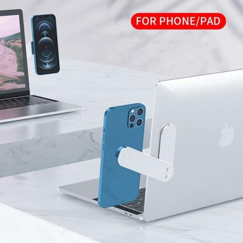 Magnetic Laptop Screen Tablet Phone Holder Holder Dual Monitor Display Clip Laptop Side Mount Connect Adjustable Tablet Bracket