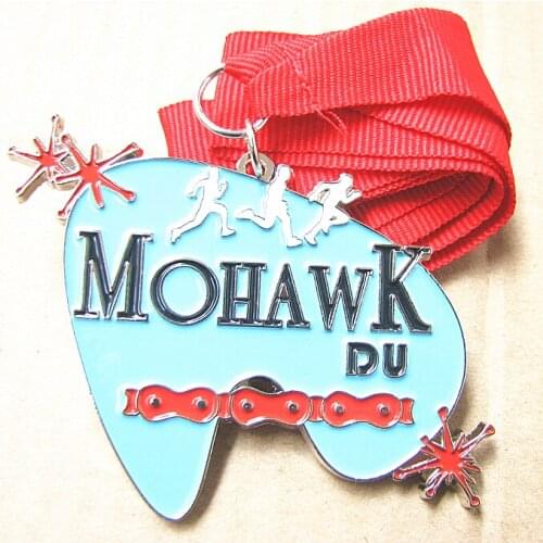 CUSTOM METAL SPORTS MEDAL IN NICKEL/SILVER PLATING