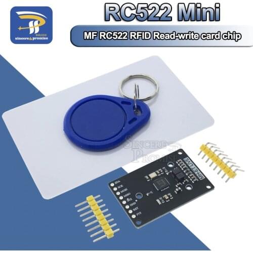 RFID module RC522 mini Kits S50 13.56 Mhz 6cm With Tags SPI Write & Read for arduino uno 2560