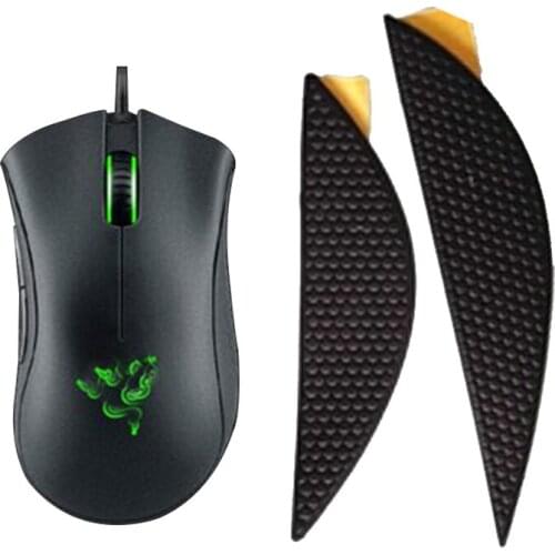 Tape Anti-slip For Razer deathadder elite original mouse side Sweat resistant pads mouse Anti-Slip tape Elastics Refined Side