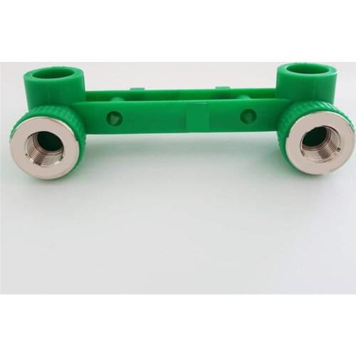 PPR Green Large Flat Siamese 20 * 1/2 Thickened Double Elbow 25 * 1 / 2ppr High-end Home Improvement Accessories