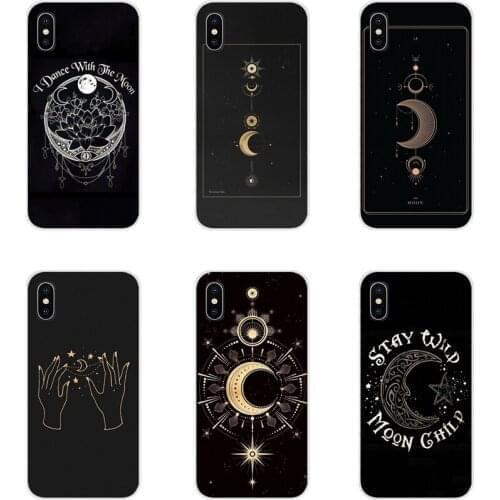 TPU Transparent Shell Cases For Huawei G7 G8 P8 P9 P10 P20 P30 Lite Mini Pro P Smart Plus 2017 2018 2019 Augur Moon Tarot Divine