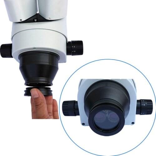 Stereo microscope Dust mirror M48mm*0.75mm with threaded protective mirror anti-cigarette mirror dust dust smoke into the lens