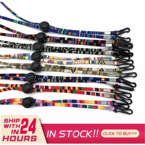 1Pcs Mask Sewing Elastic Band Cord With Adjustable Mask Hanging Rope Earloop Lanyard Earmuff Rope DIY Making Supplies Dropship