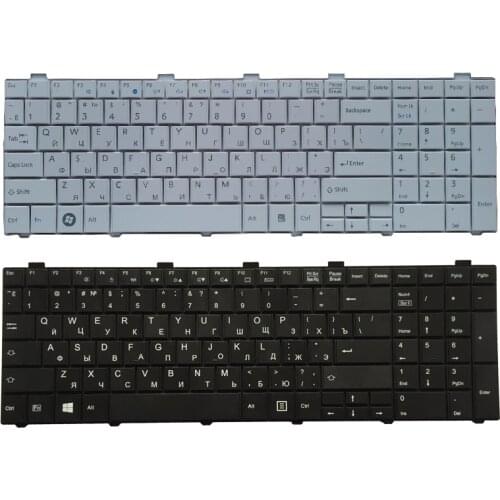 New RU Keyboard For Fujitsu Lifebook AH530 AH531 NH751 A530 A531 Russian Laptop Keyboard black