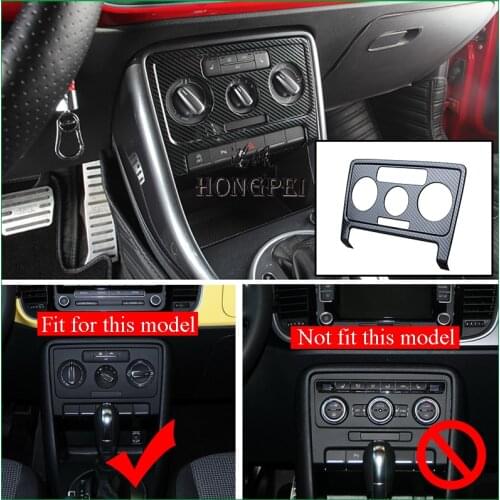 Car Styling Interior Manual Air Conditioning AC Control Panel Decoration Cover Sticker Trim for Volkswagen VW Beetle 2013-2018