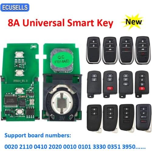 Lonsdor 8A Universal Smart Car Key for Toyota Camry Corolla RAV4 Avalon C-HR IZOA for Lexus for K518 K518S K518ISE KH100 KH100