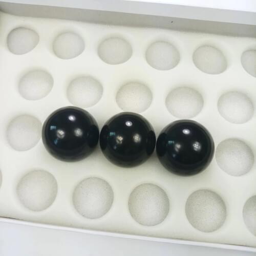 Xmlivet Free shipping 3pcs 5.25cm Black color Single ball Resin 2 1/16 inch Snooker Balls Hot Sale Billiards snooker accessories
