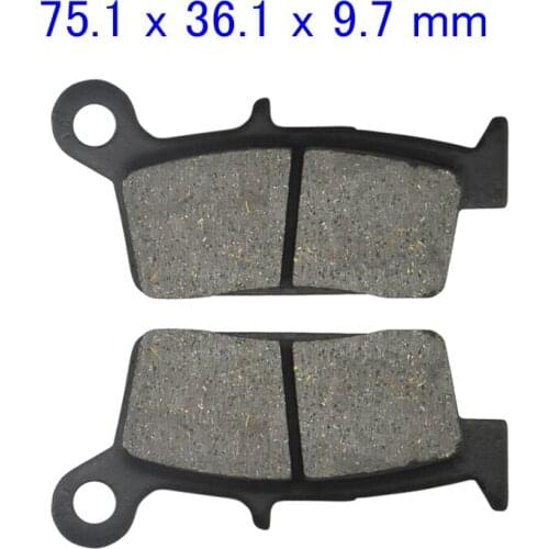 Motorcycle Rear Brake Pads For Honda XR250 XR300 XR400 XR440R CR500 XR600R XR650 Kawasaki KX125 KDX200 KDX220 KLX250S KLX300R