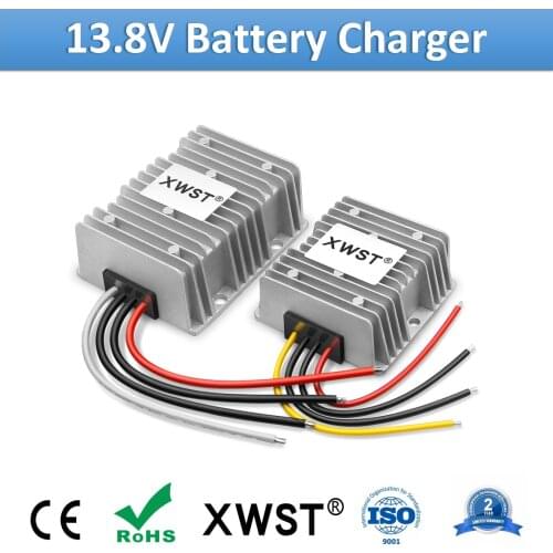 DC DC 13.8V Battery Charger Input 9-35v 12v 24v to Output 13.8v Lead-acid Cell Constant Current 5A 8A 12A 15A 20A 22A 25A