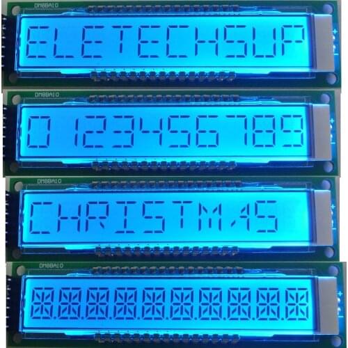 10 bit 16-Seg SPI LED Display Serial LCD UNO MEGA2560 with Arduino example SKETCH