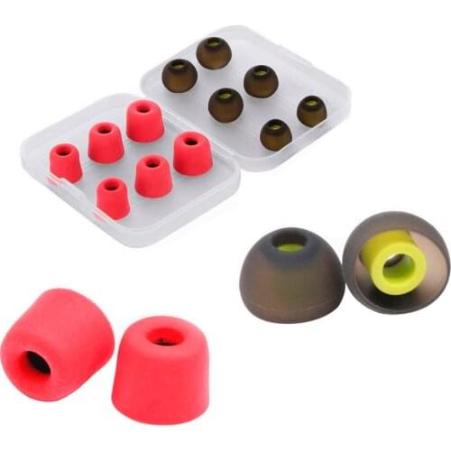 12 Pieces Memory Foam + Silicone Ear Pads Replacement S/M/L Size Comfortable Noise Isolating Headphone Accessories Kit Earbuds