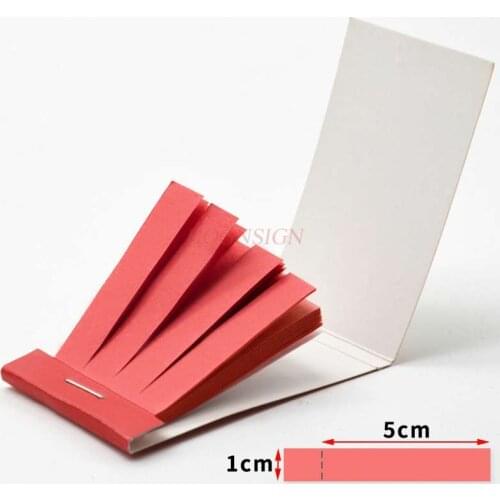 80pcs childrens chemistry Congo Red Test Paper Chemical Experiment Consumables Experimental Supplies Teaching Instrument