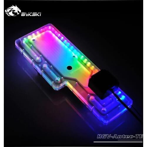 BYKSKI Acrylic Water cooling Tank use for Antec Torque Computer Case/ 3PIN 5V D-RGB / Combo DDC Pump Cool Water Channel Solution