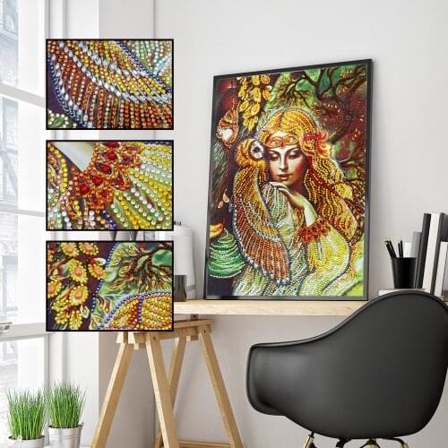 5D DIY Diamond Painting Full Square Cartoon Girl Rhinestone Picture Diamond Embroidery Mosaic Sale Home Decoration Gift