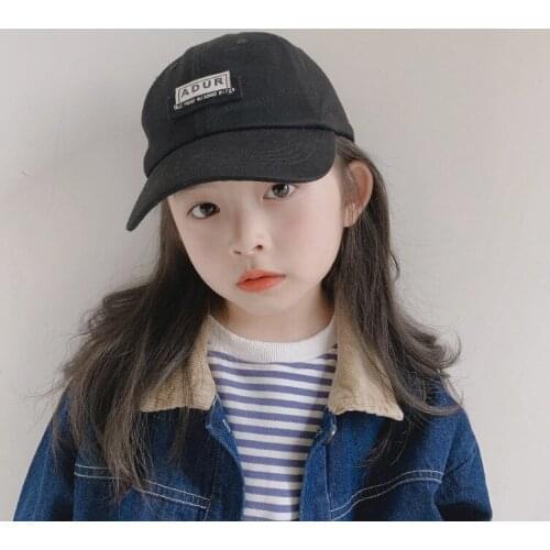 Free shipping 2021Baby Hat Hip Hop Personality fashion cotton 4-8y Boys and girls Baseball cap Spring and summer