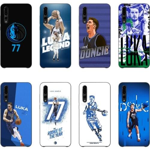 For huawei P40 P30 P20 Lite P10 P9 P8 series Luka Doncic Black Sotf Silicone TPU aesthetic Coque New Phone Case King Of Europe