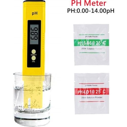 Digital LCD PH Meter Pen 0.01 High Precision Water Quality Tester Water Purity Filter Hydroponic for Aquarium Swimming Pool Tool