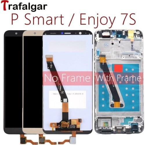 Trafalgar Display For Huawei P Smart LCD Display Digitizer Touch Screen For Huawei P Smart Display With Frame FIG LX1 L21 L22